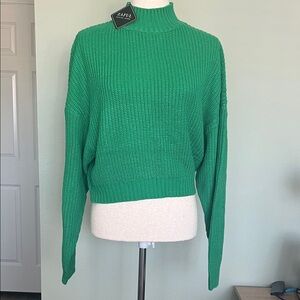Zaful Emerald Green Turtleneck Sweater -  NWT
